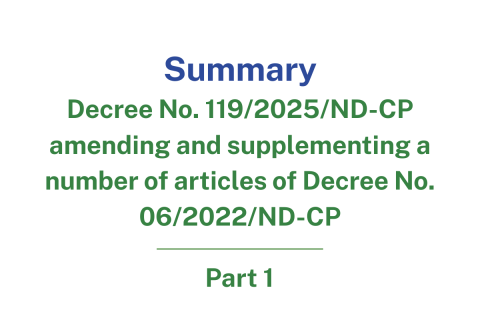 Key Amendments in Decree No. 119/2025/NĐ-CP (Part 1)